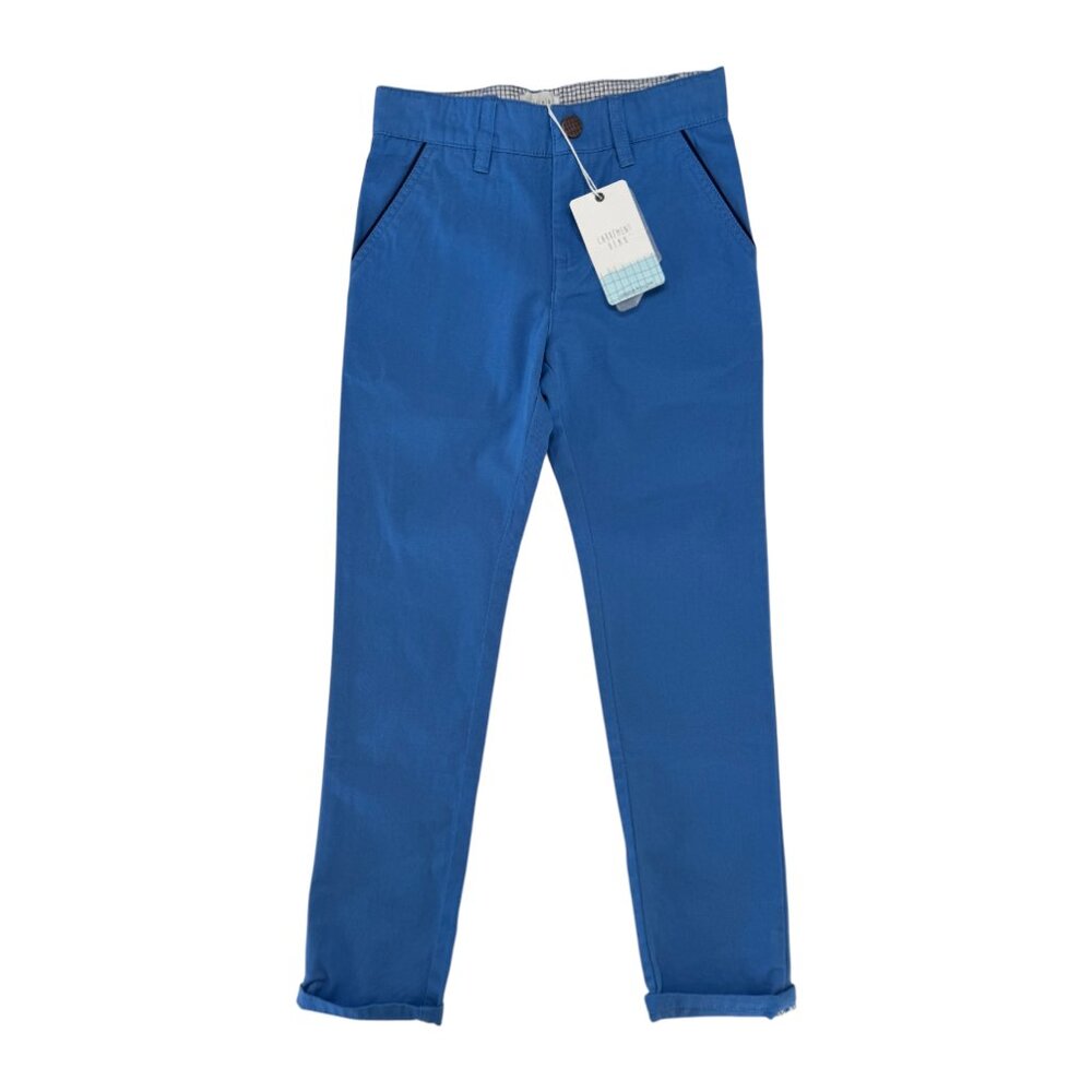 CARREMENT BEAU - PANTS  - LIGHT BLUE - 100% COTTON - 8Y B - NWT
